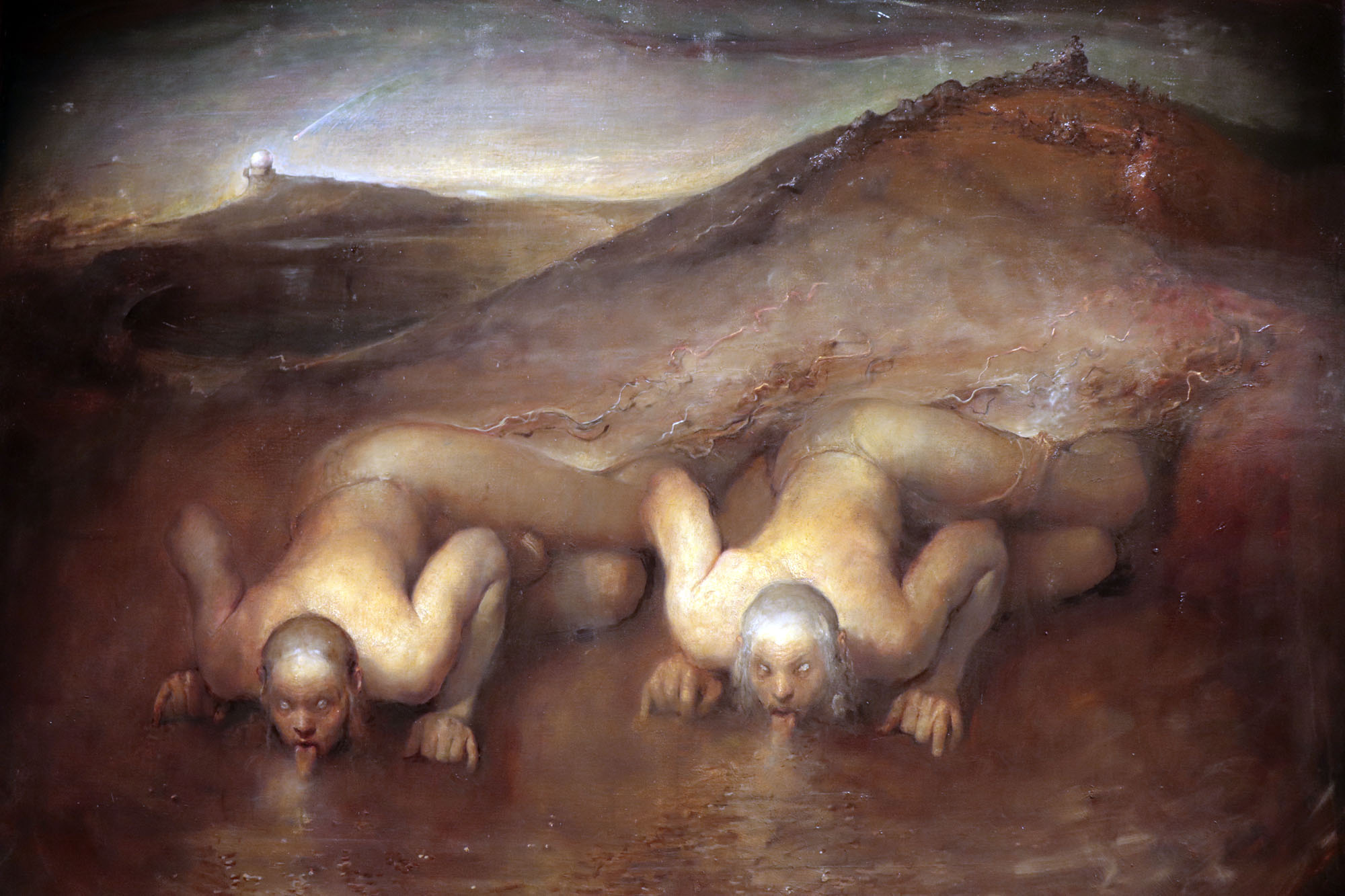 Odd Nerdrum, obraz z wystawy Malarz P&oacute;łnocy, fot. M. Kędzierski